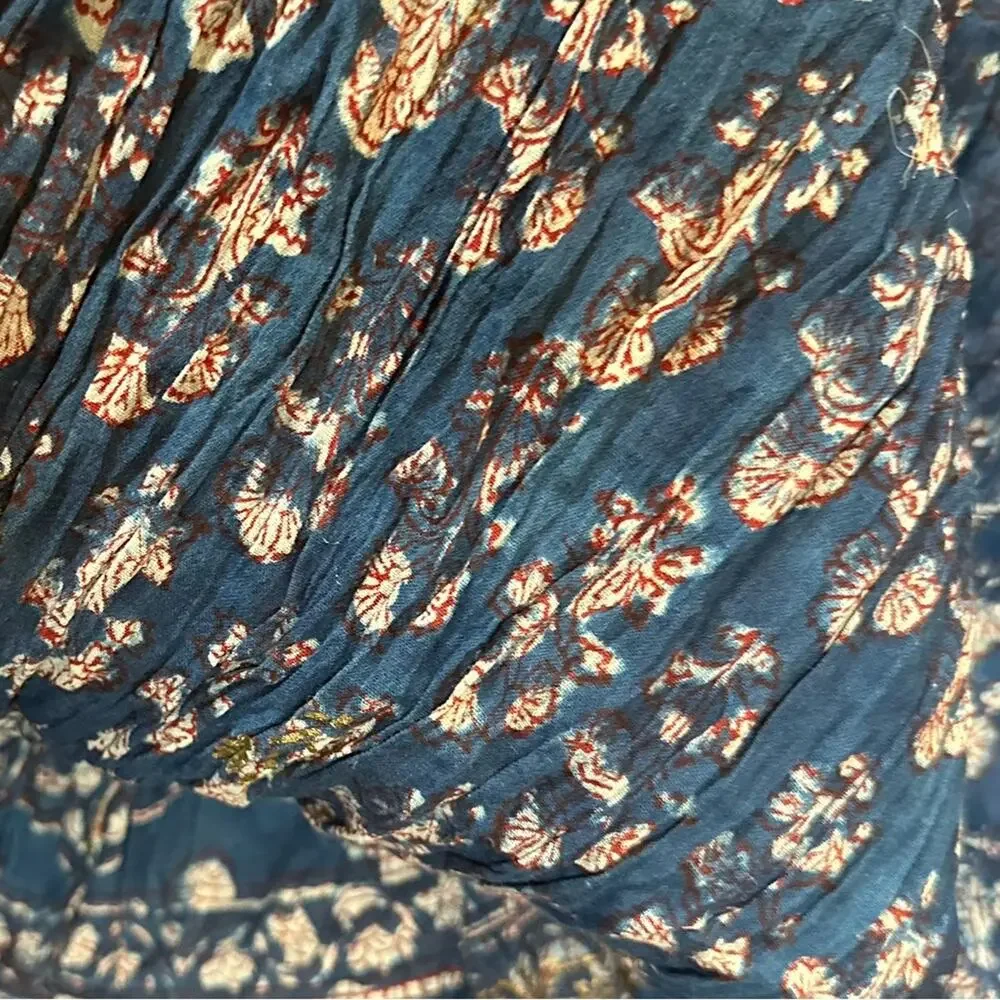 Naga Selection da Blue Tassel Lightweight Scarf Sarong Shawl Vacation Rectangle